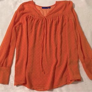 Apt 9 coral blouse